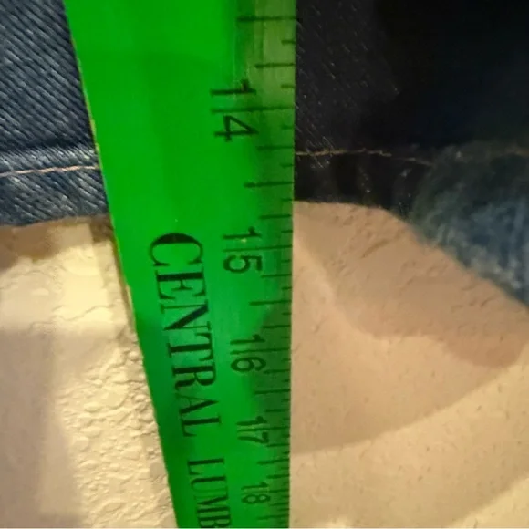 Mizz Lizz Vintage Women’s Chic Denim Culotte Jumpsuit w by sz 7/8 - Picture 13 of 13